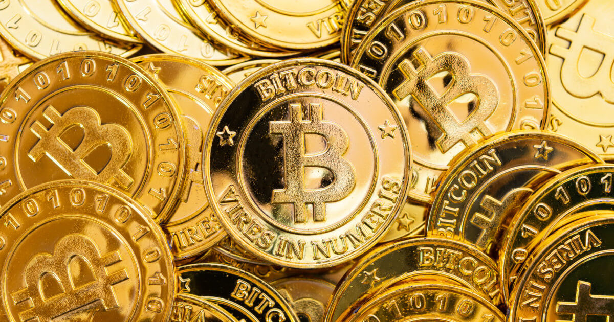 Pièces de bitcoin cryptoéconomie