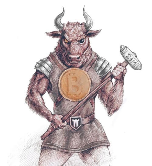 Bitcoin Bull from Boyapati